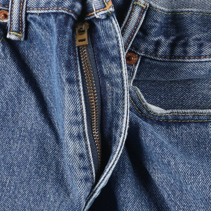 Levi's 505 tapered denim pants for men, size w36 cotton blue type Vintage Second Hand