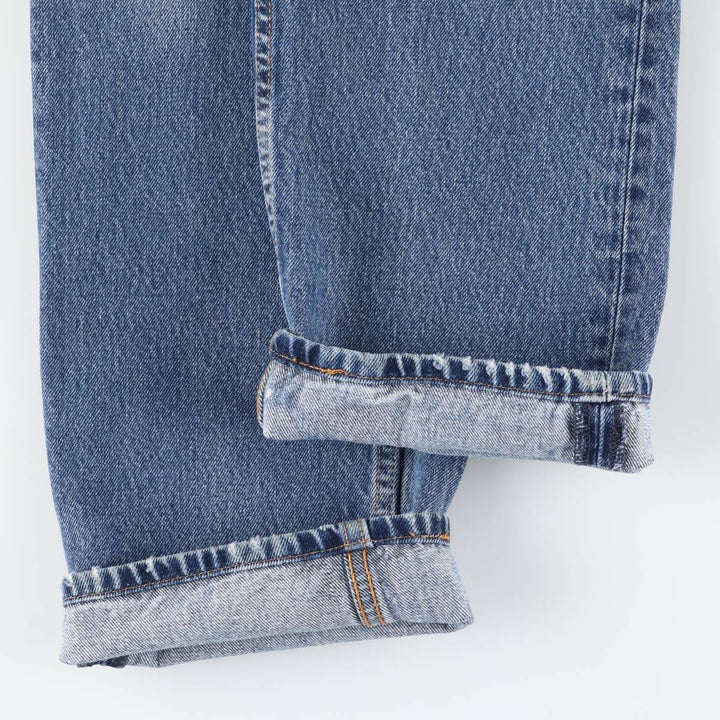Levi's 505 tapered denim pants for men, size w36 cotton blue type Vintage Second Hand