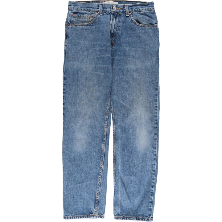Levi's 505 REGULAR FIT tapered denim pants for men, size w31 cotton blue type Vintage Second Hand
