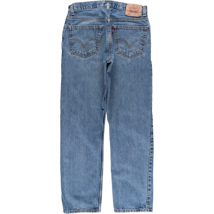 Levi's 505 REGULAR FIT tapered denim pants for men, size w31 cotton blue type Vintage Second Hand