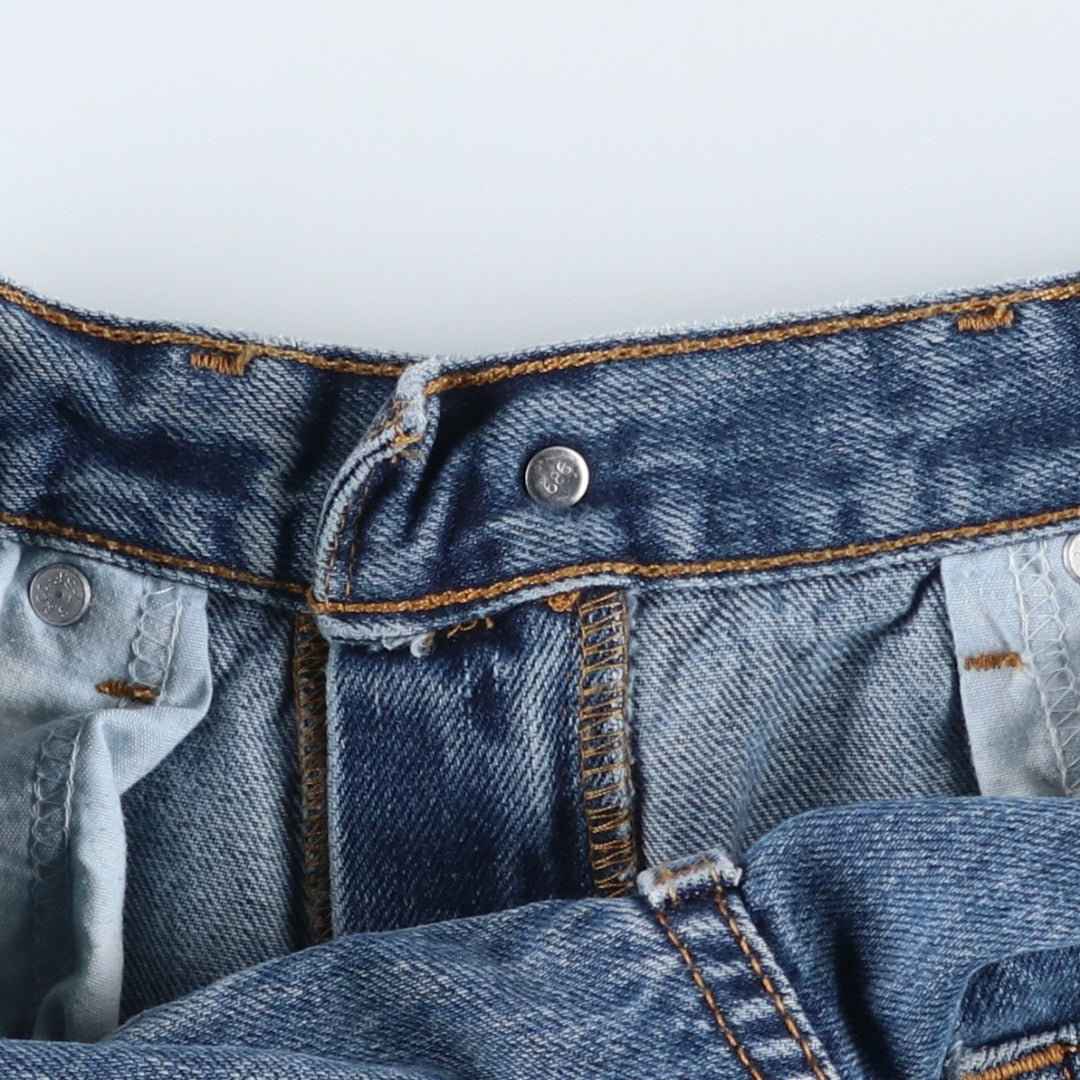 Levi's 505 REGULAR FIT tapered denim pants for men, size w31 cotton blue type Vintage Second Hand