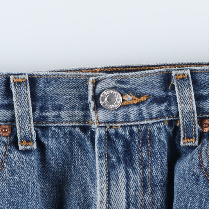 Levi's 505 REGULAR FIT tapered denim pants for men, size w31 cotton blue type Vintage Second Hand