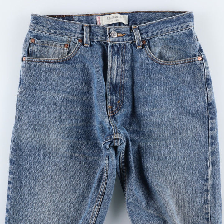 Levi's 505 REGULAR FIT tapered denim pants for men, size w31 cotton blue type Vintage Second Hand