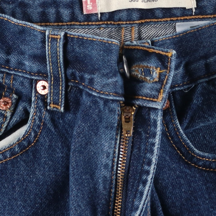 Levi's 505 Regular Fit Tapered Denim Pants, Men's, Size W30 cotton navy blue type Vintage Second Hand