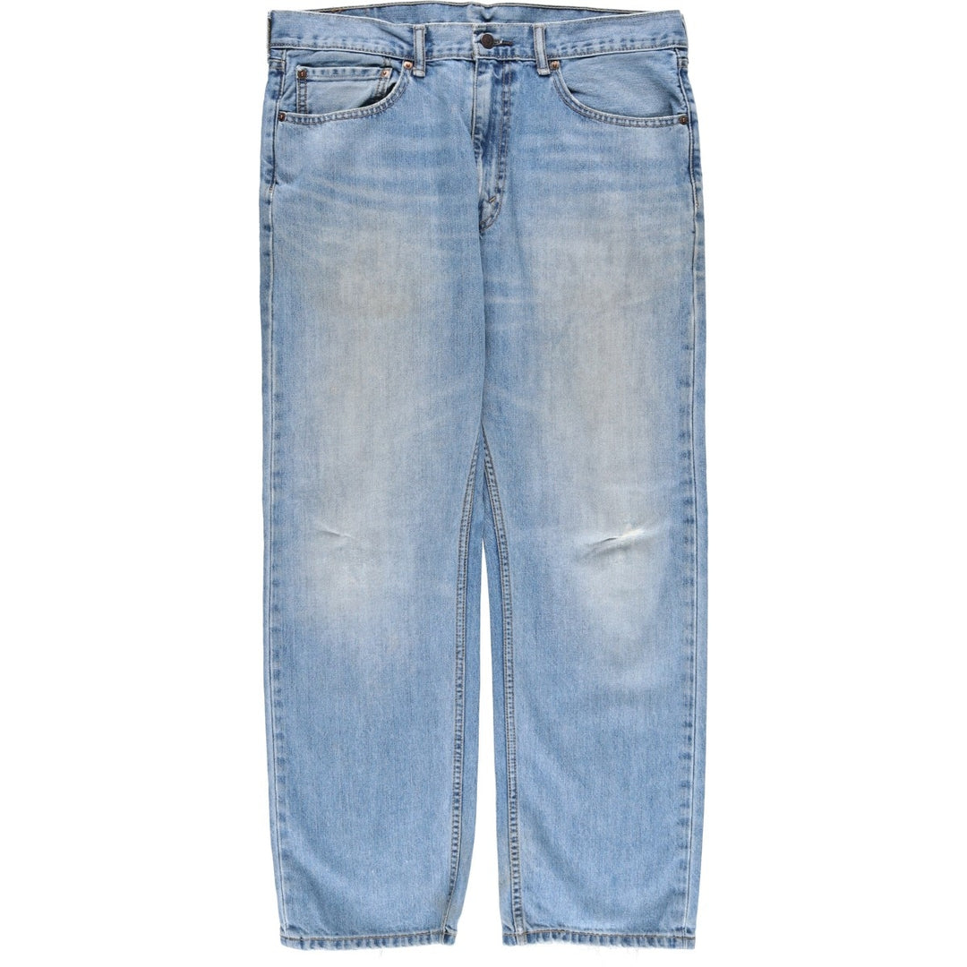 Levi's 505 tapered denim pants for men, size w37 cotton blue type Vintage Second Hand