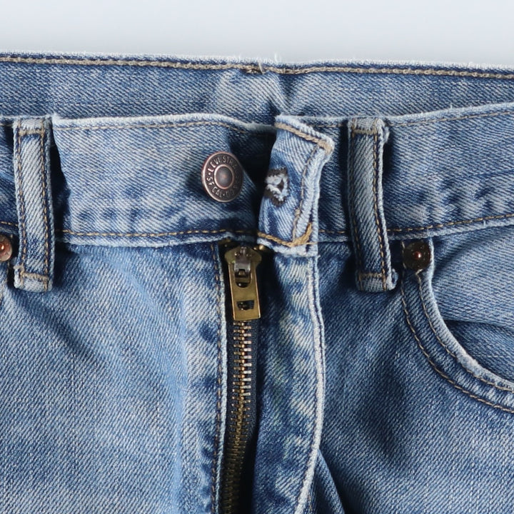 Levi's 505 tapered denim pants for men, size w37 cotton blue type Vintage Second Hand