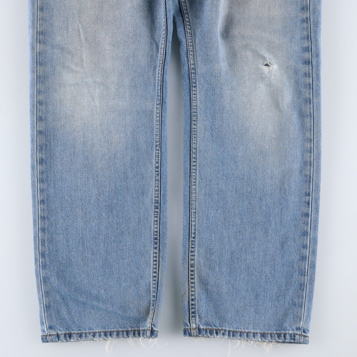 Levi's 505 tapered denim pants for men, size w37 cotton blue type Vintage Second Hand