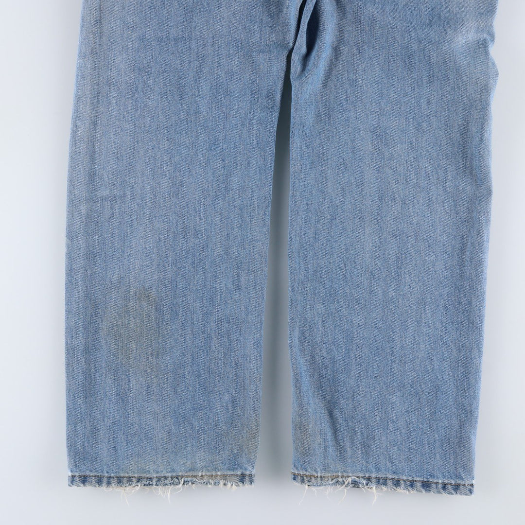 Levi's 505 tapered denim pants for men, size w37 cotton blue type Vintage Second Hand