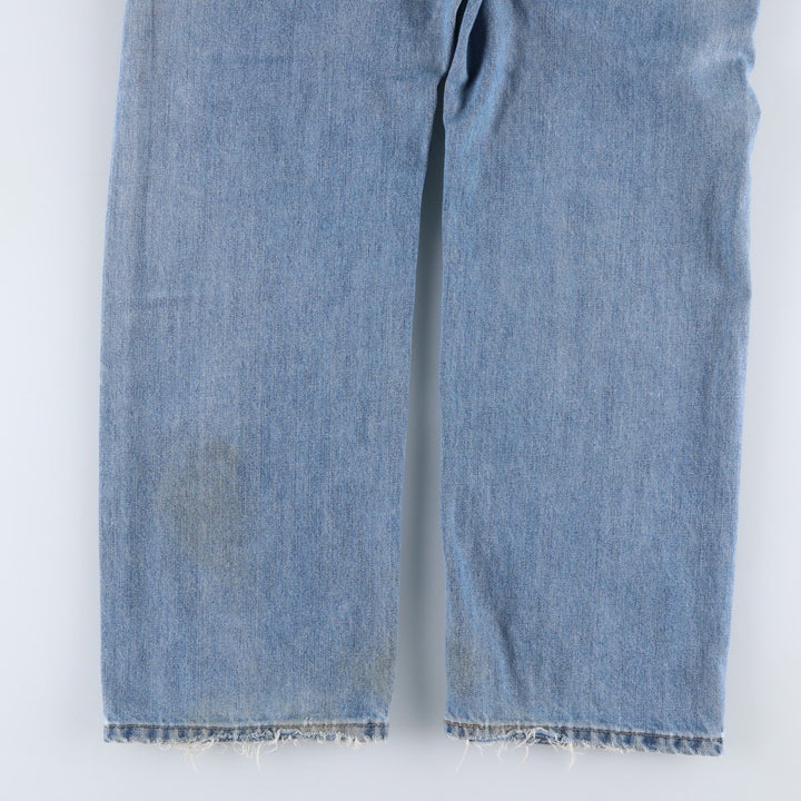 Levi's 505 tapered denim pants for men, size w37 cotton blue type Vintage Second Hand