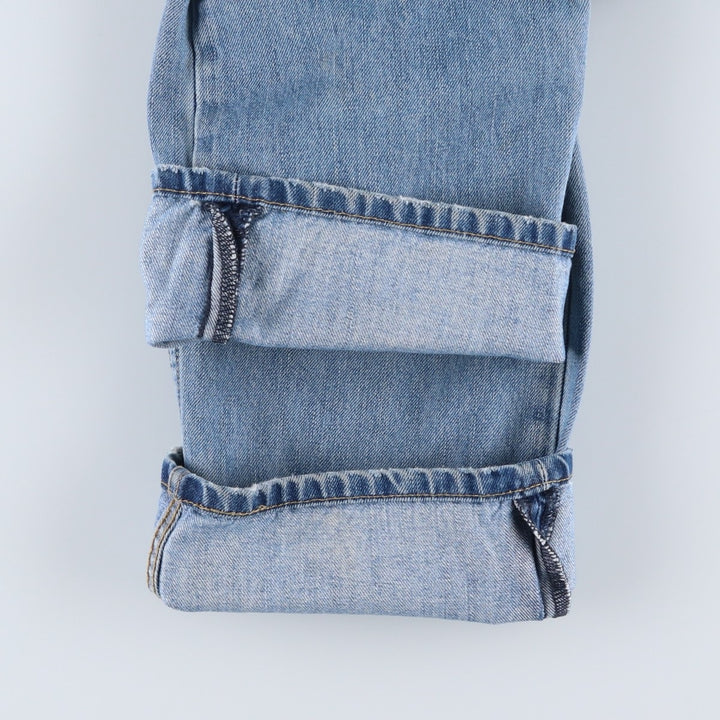 Levi's 505 tapered denim pants for men, size w37 cotton blue type Vintage Second Hand