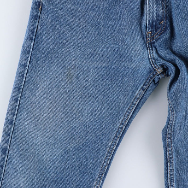 Levi's 505 tapered denim pants for men, size W34 cotton blue type Vintage Second Hand