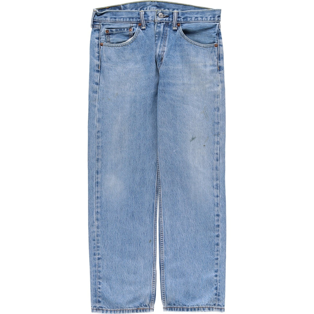 Levi's 505 tapered denim pants for men, size W33 unclear blue type Vintage Second Hand