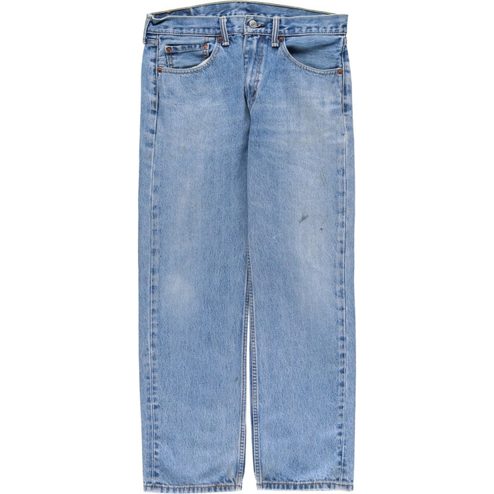 Levi's 505 tapered denim pants for men, size W33 unclear blue type Vintage Second Hand