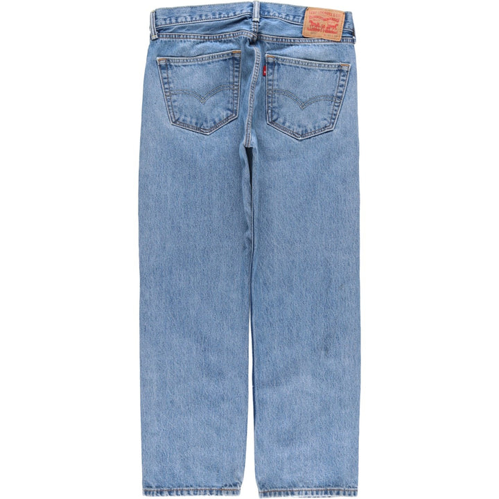 Levi's 505 tapered denim pants for men, size W33 unclear blue type Vintage Second Hand