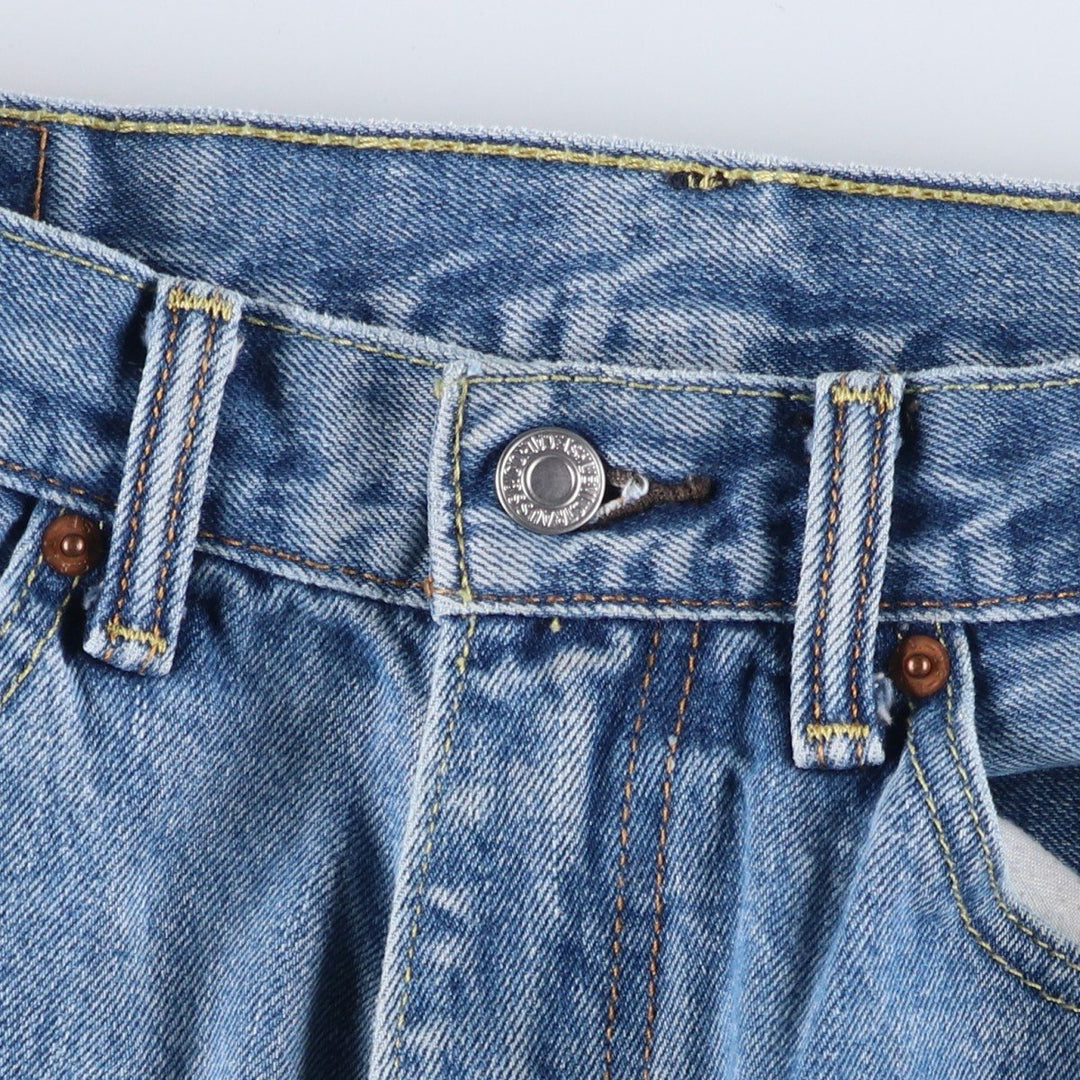 Levi's 505 tapered denim pants for men, size W33 unclear blue type Vintage Second Hand