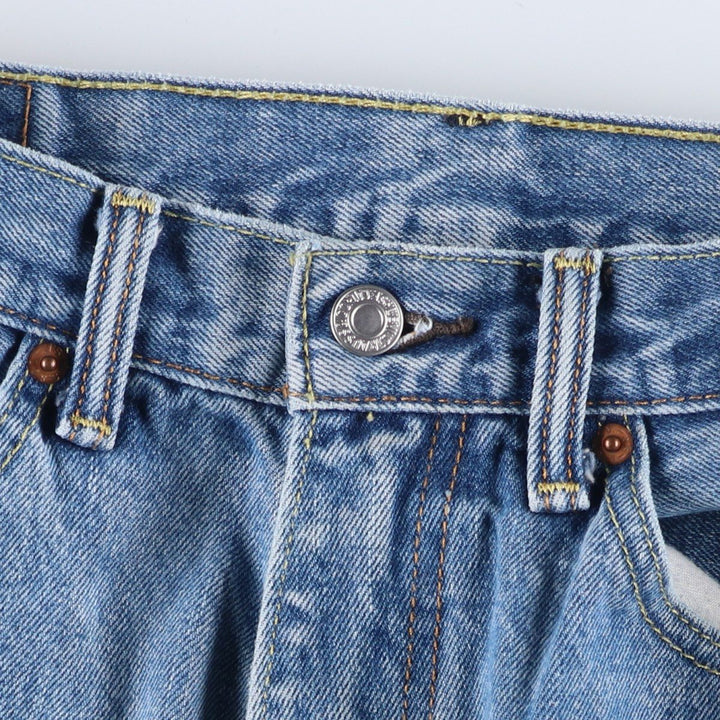 Levi's 505 tapered denim pants for men, size W33 unclear blue type Vintage Second Hand