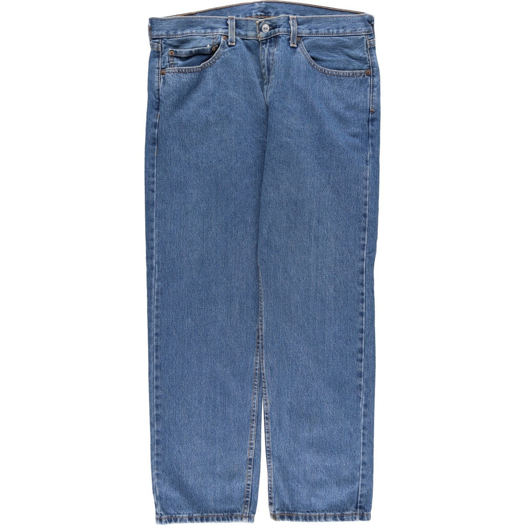 Levi's 505 tapered denim pants for men, size w37 cotton blue type Vintage Second Hand
