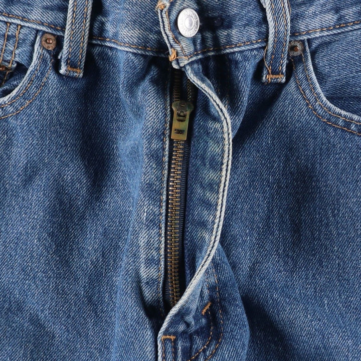 Levi's 505 tapered denim pants for men, size w37 cotton blue type Vintage Second Hand