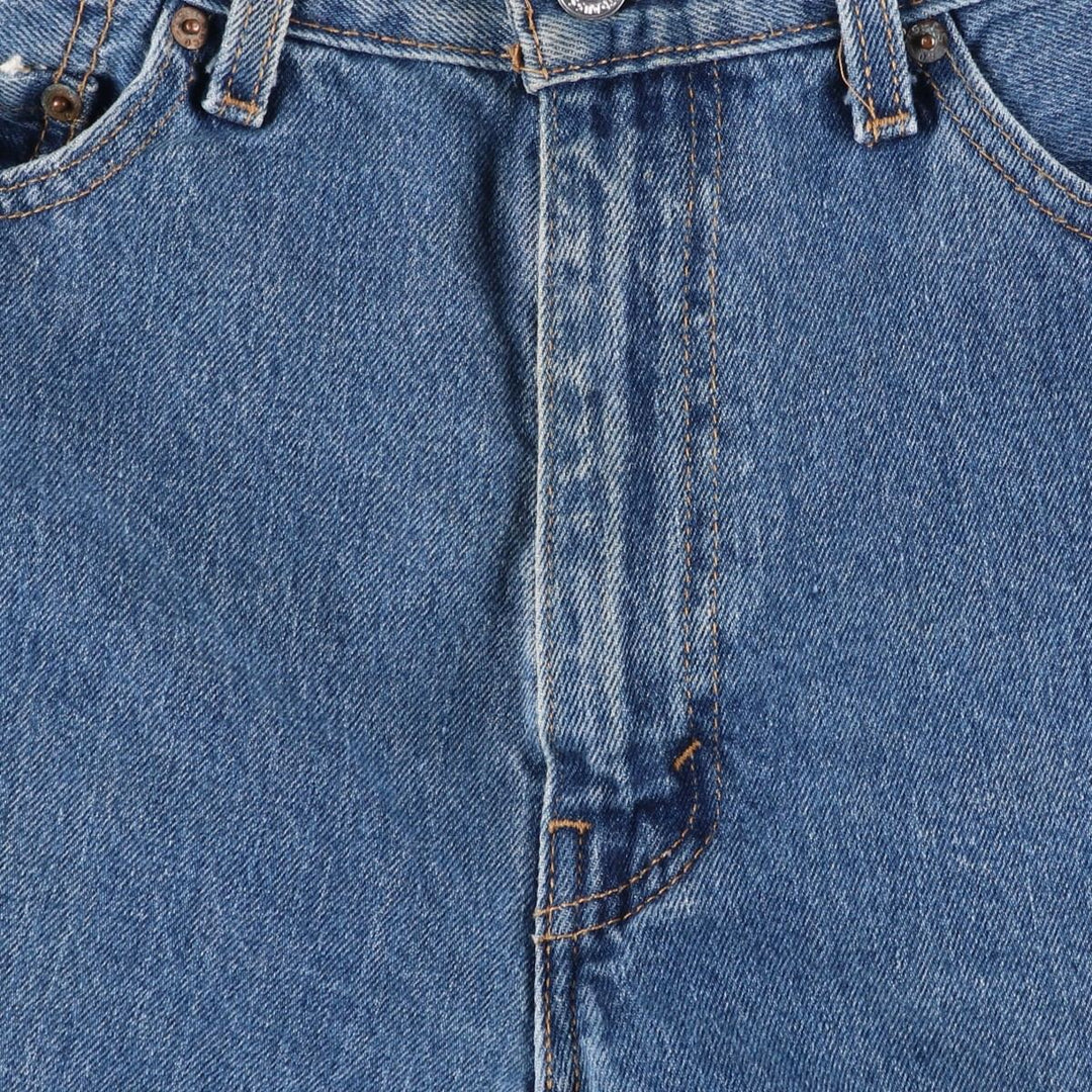 Levi's 505 tapered denim pants for men, size w37 cotton blue type Vintage Second Hand