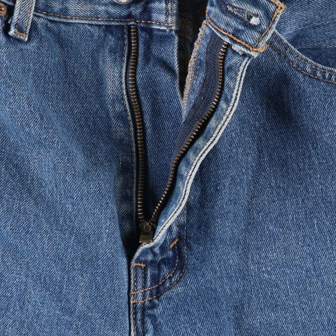 Levi's 505 tapered denim pants for men, size w37 cotton blue type Vintage Second Hand