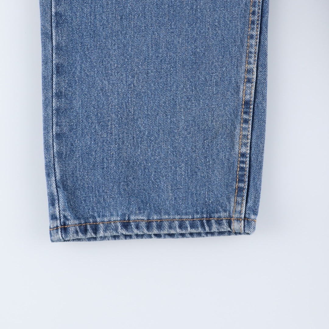Levi's 505 tapered denim pants for men, size w37 cotton blue type Vintage Second Hand