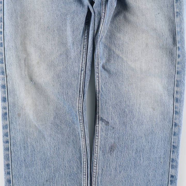 Levi's 505 tapered denim pants for men, equivalent to w35 cotton Blue type light blue Vintage Second Hand