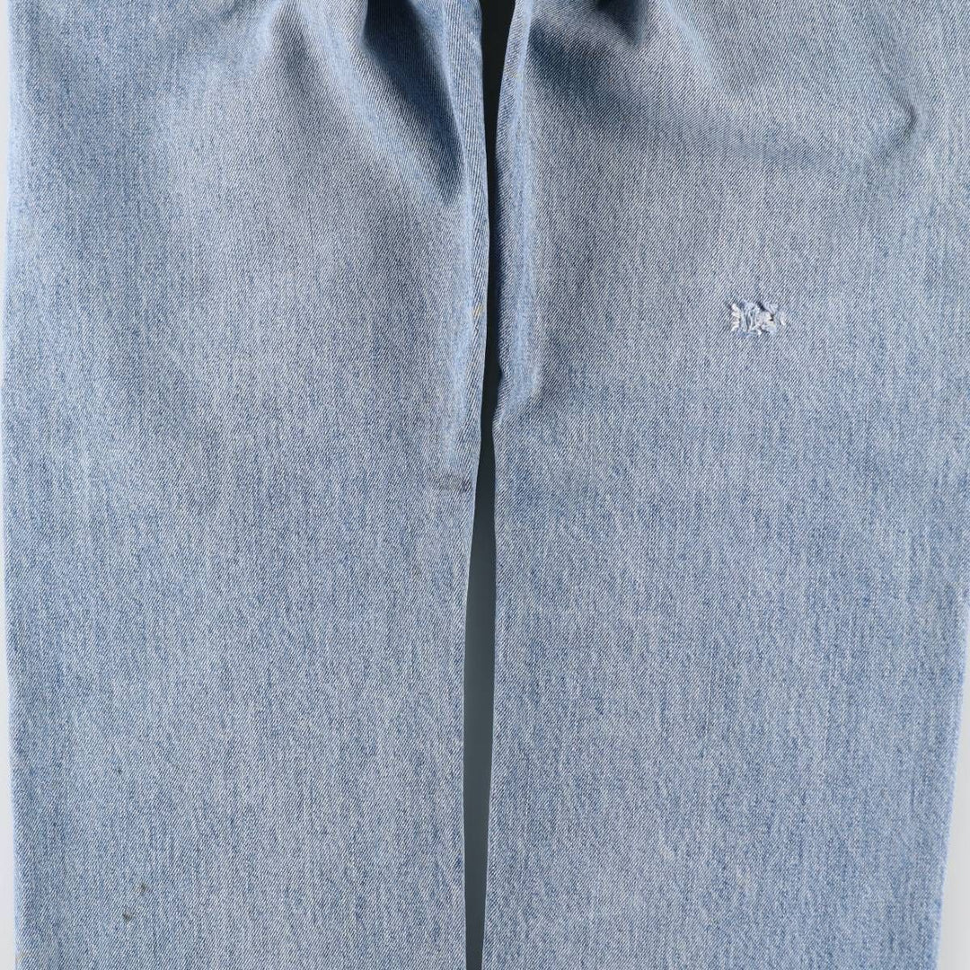 Levi's 505 tapered denim pants for men, equivalent to w35 cotton Blue type light blue Vintage Second Hand
