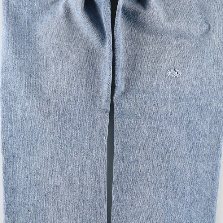 Levi's 505 tapered denim pants for men, equivalent to w35 cotton Blue type light blue Vintage Second Hand