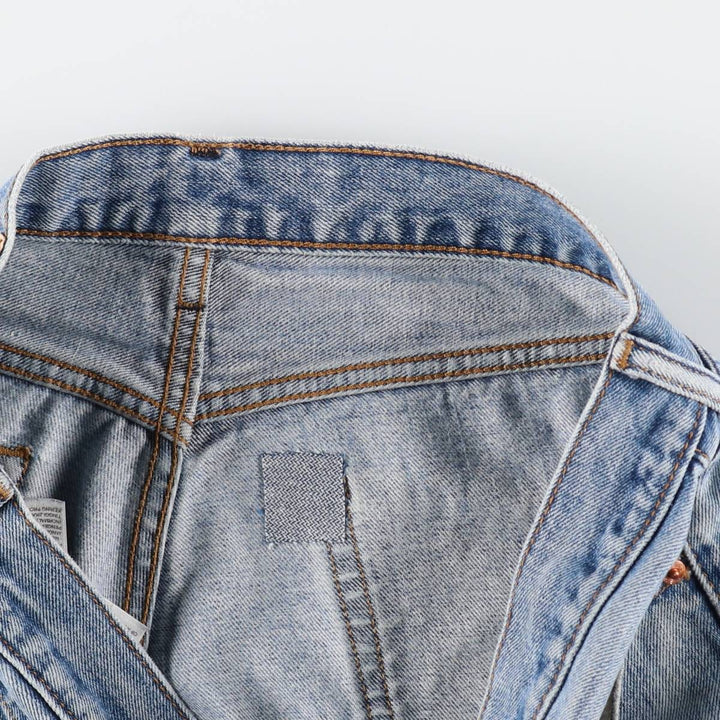 Levi's 505 tapered denim pants for men, equivalent to w35 cotton Blue type light blue Vintage Second Hand