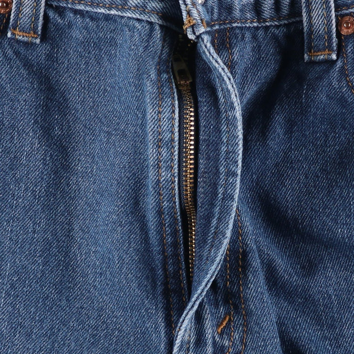 00'S Levi's 505 REGULAR FIT tapered denim pants for men, size w34 cotton blue type Vintage Second Hand