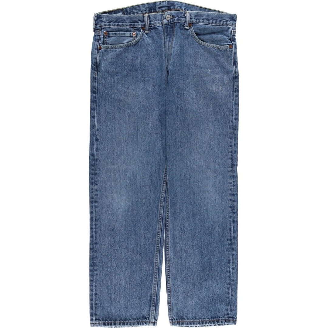 Levi's 505 tapered denim pants for men, size w37 cotton blue type Vintage Second Hand