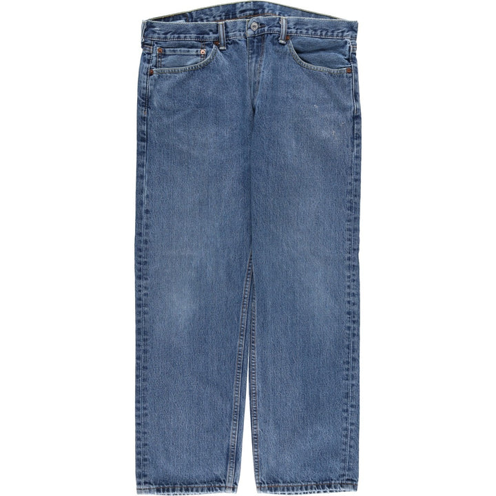 Levi's 505 tapered denim pants for men, size w37 cotton blue type Vintage Second Hand