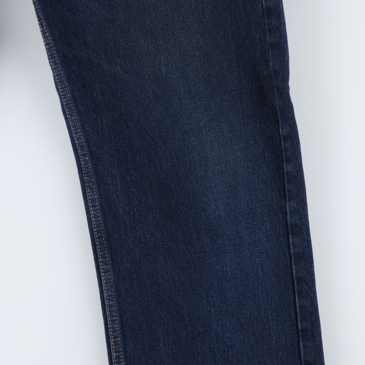 Dark navy Levi's 505 tapered denim pants for men, size W37 cotton blue type Vintage Second Hand