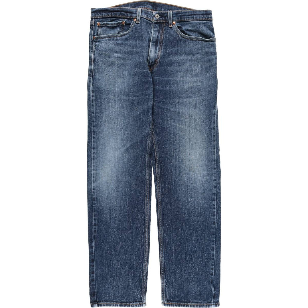 Levi's 505 tapered denim pants for men, size w37 unclear blue type Vintage Second Hand