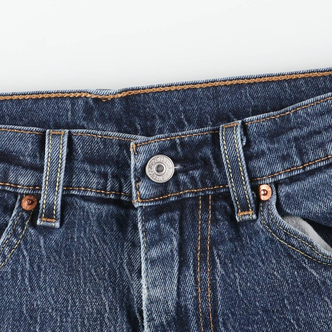 Levi's 505 tapered denim pants for men, size w37 unclear blue type Vintage Second Hand
