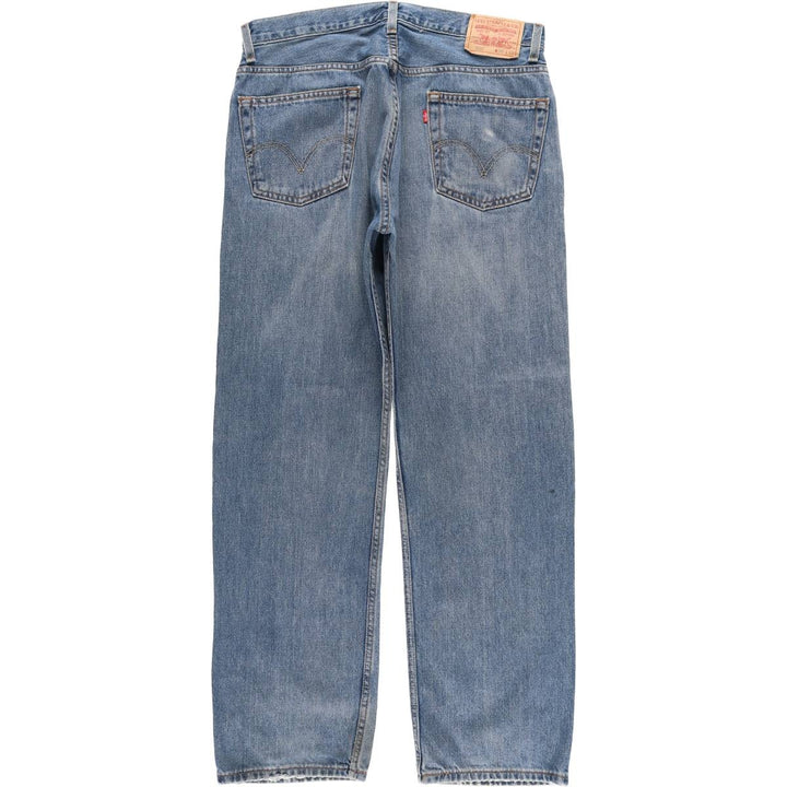 Levi's 505 Regular Fit Tapered Denim Pants, Men's Size W37 (approx.), Vintage cotton blue type Vintage Second Hand