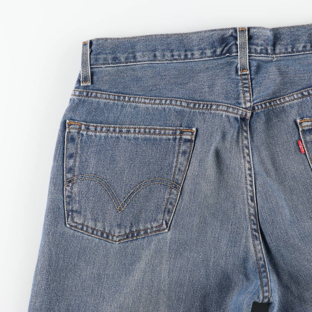 Levi's 505 Regular Fit Tapered Denim Pants, Men's Size W37 (approx.), Vintage cotton blue type Vintage Second Hand