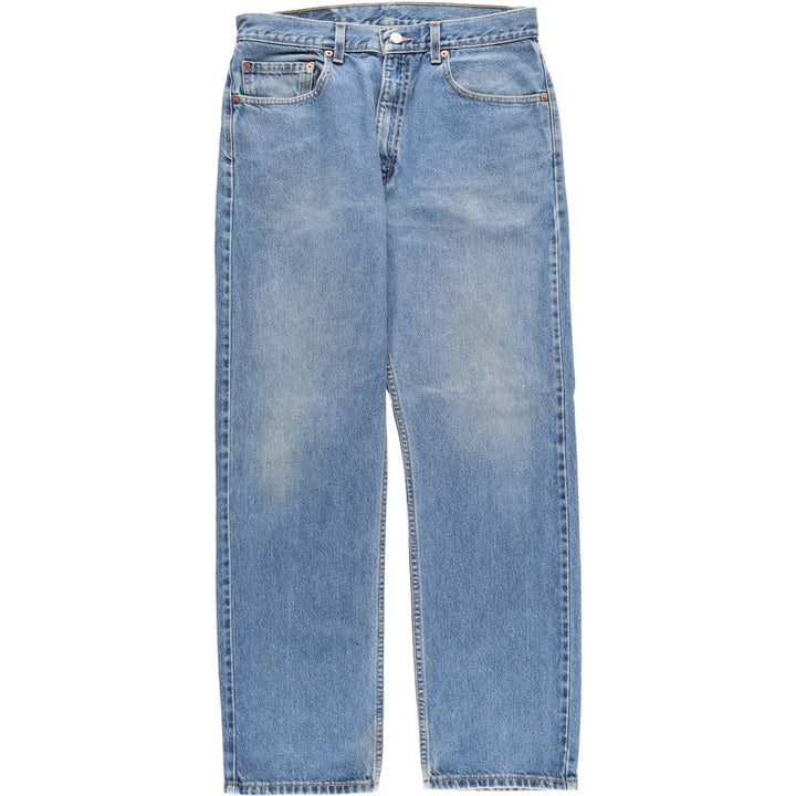 Levi's 505 Regular Fit Tapered Denim Pants, Men's Size W34 (approx.), Vintage cotton blue type Vintage Second Hand