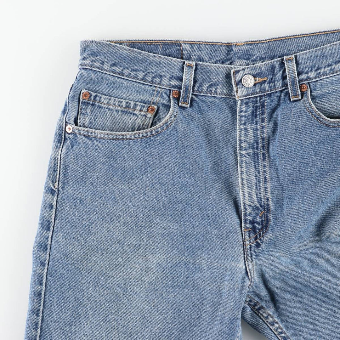 Levi's 505 Regular Fit Tapered Denim Pants, Men's Size W34 (approx.), Vintage cotton blue type Vintage Second Hand