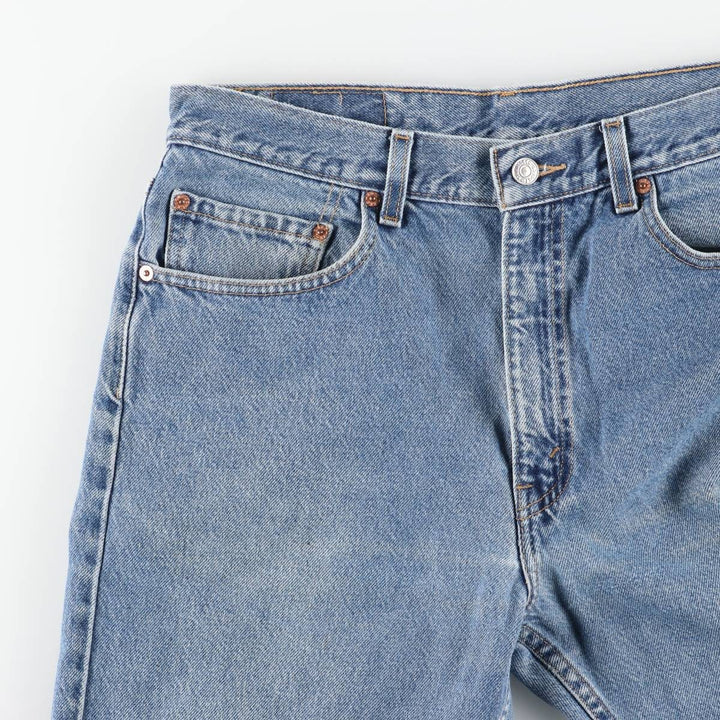 Levi's 505 Regular Fit Tapered Denim Pants, Men's Size W34 (approx.), Vintage cotton blue type Vintage Second Hand