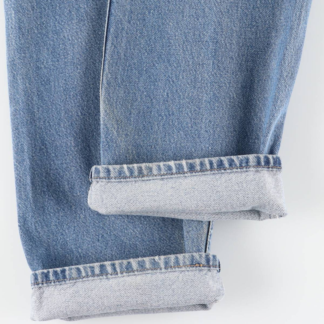 Levi's 505 Regular Fit Tapered Denim Pants, Men's Size W34 (approx.), Vintage cotton blue type Vintage Second Hand