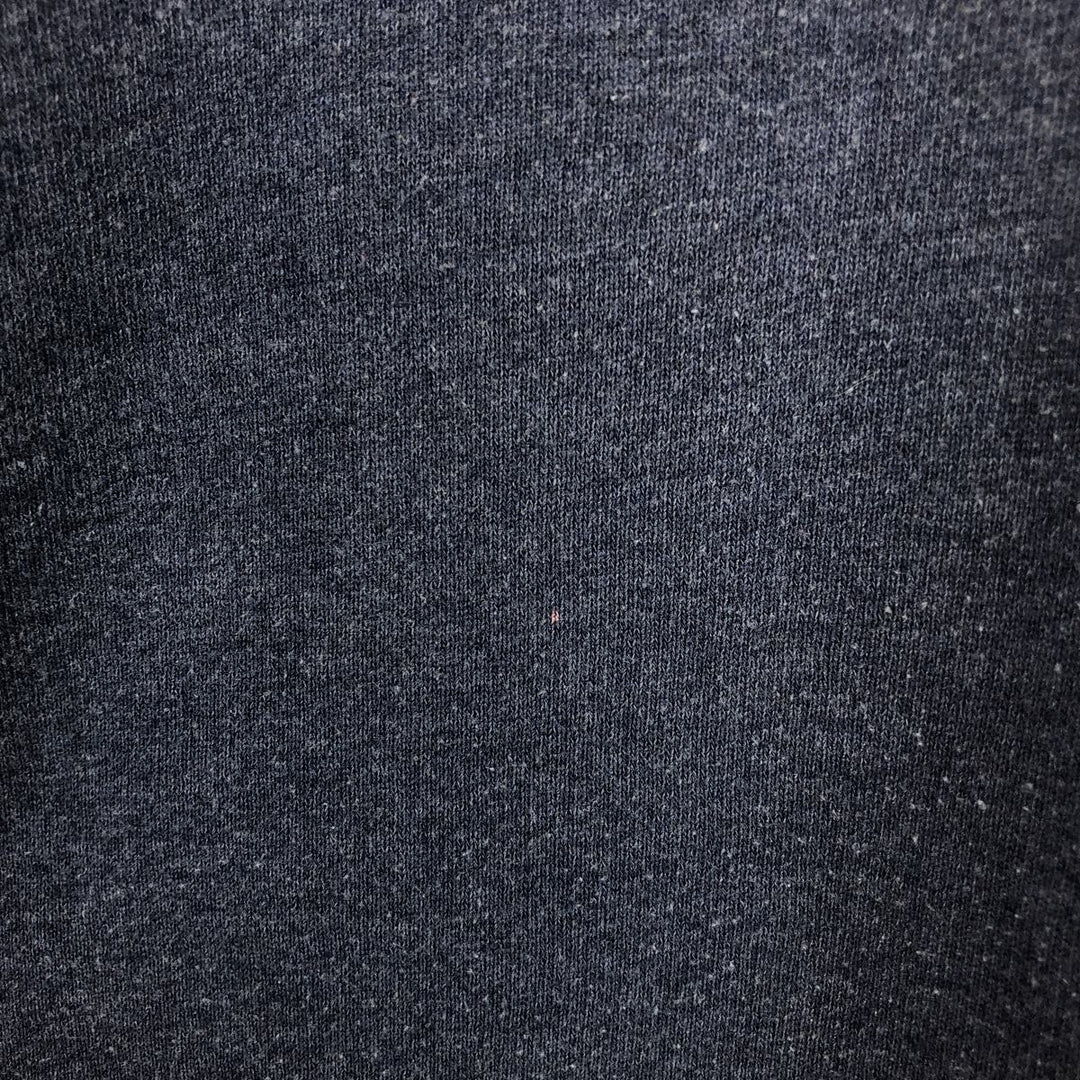 90'S Russell plain blank sweatshirt, men's M size, vintage polyester navy blue type Vintage Second Hand