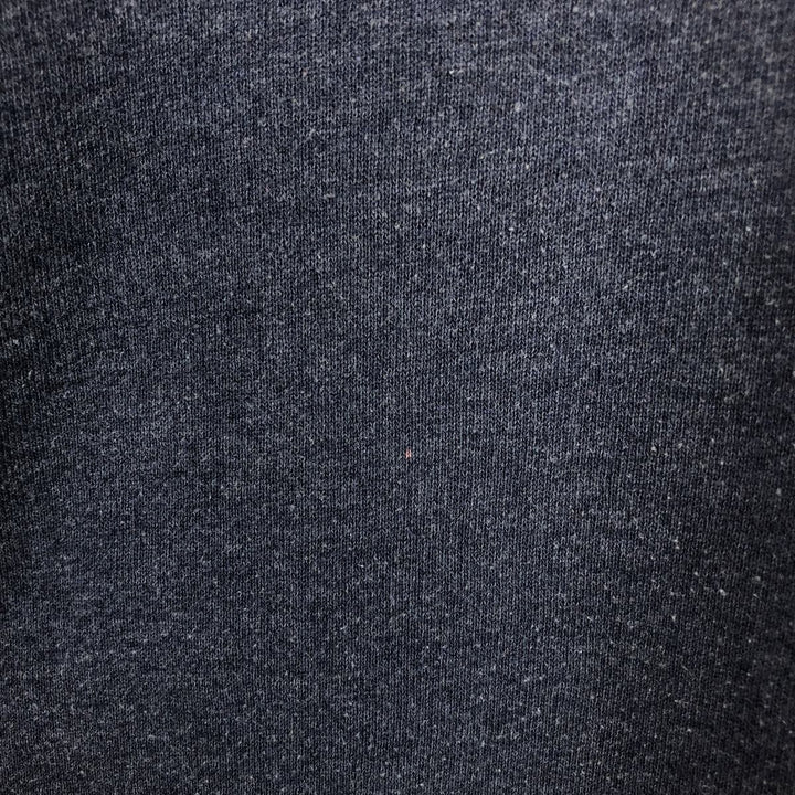 90'S Russell plain blank sweatshirt, men's M size, vintage polyester navy blue type Vintage Second Hand