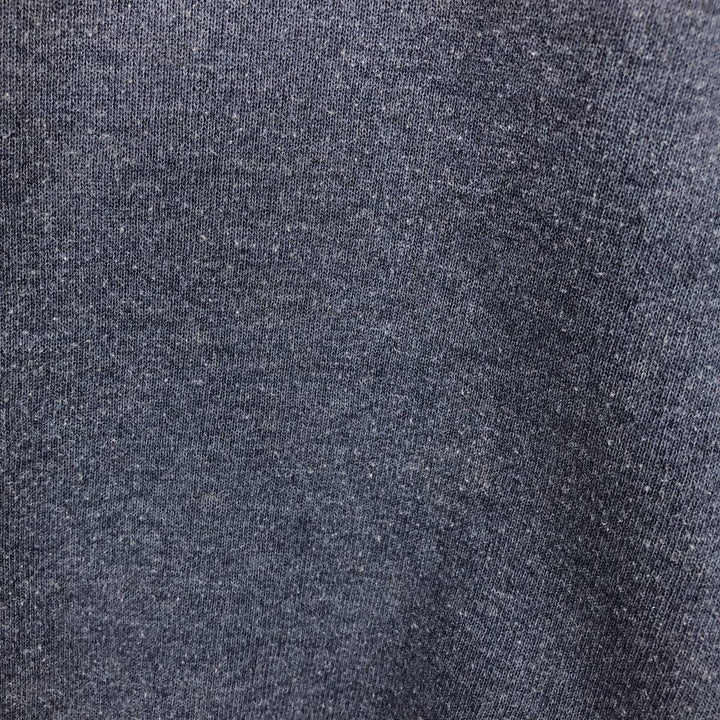90'S Russell plain blank sweatshirt, men's M size, vintage polyester navy blue type Vintage Second Hand