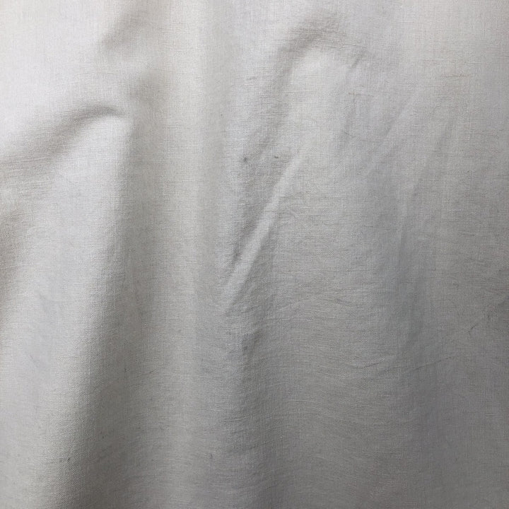 1990'S Calvin Klein short-sleeved linen shirt, men's size L equivalent, vintage. linen Beige type Vintage Second Hand