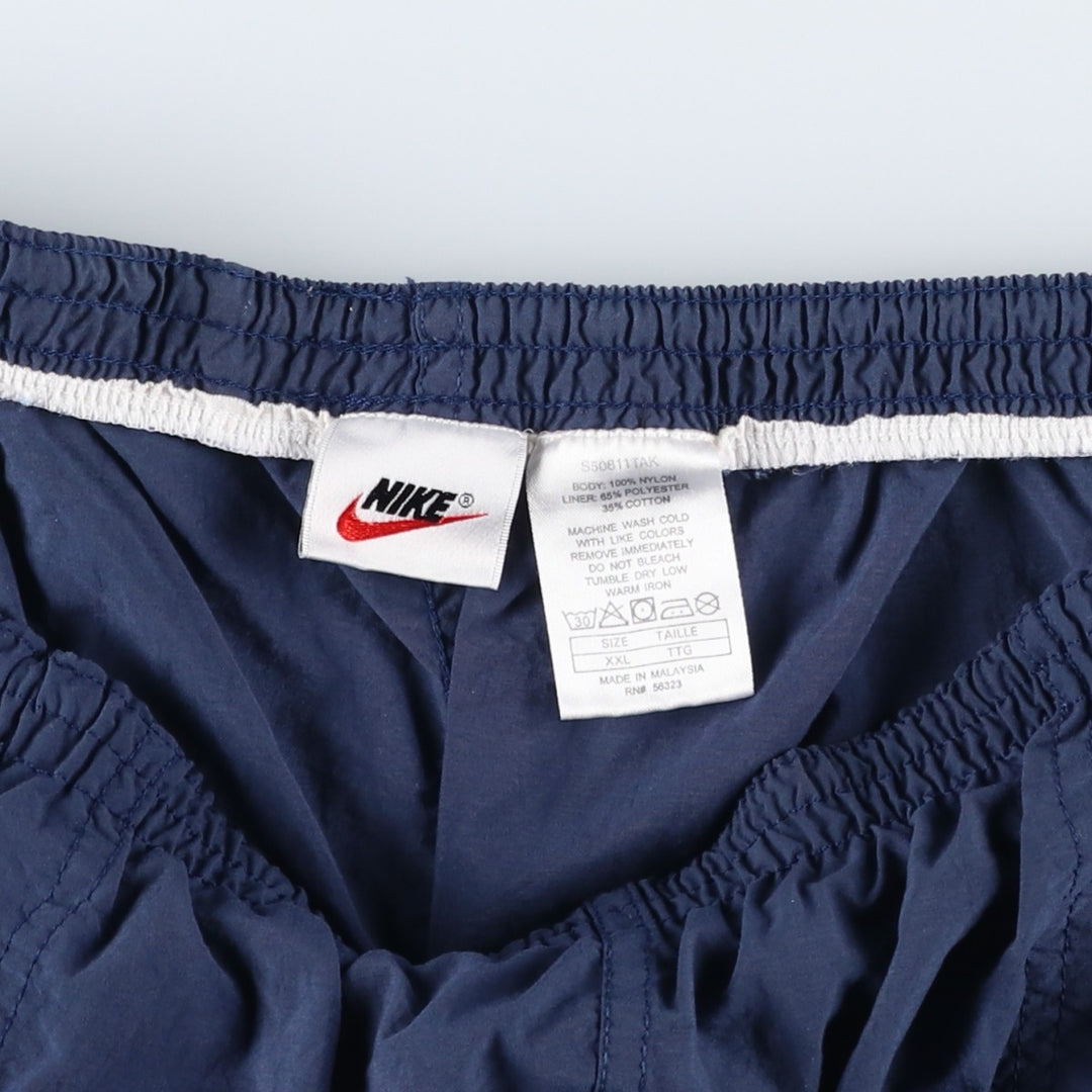 90'S Vintage Nike Swim Shorts, Men's XXL Nylon navy blue type Vintage Second Hand