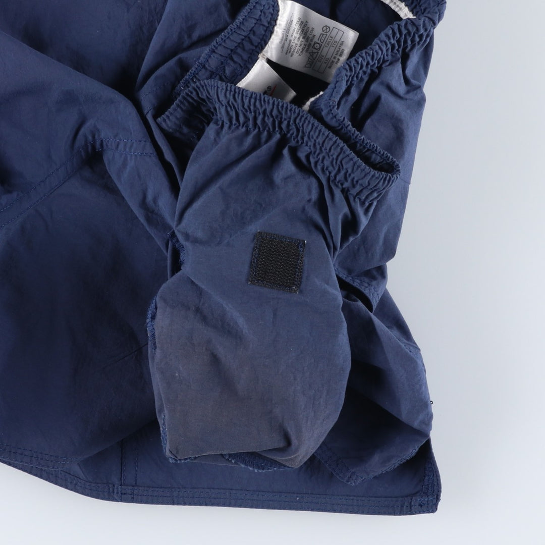 90'S Vintage Nike Swim Shorts, Men's XXL Nylon navy blue type Vintage Second Hand