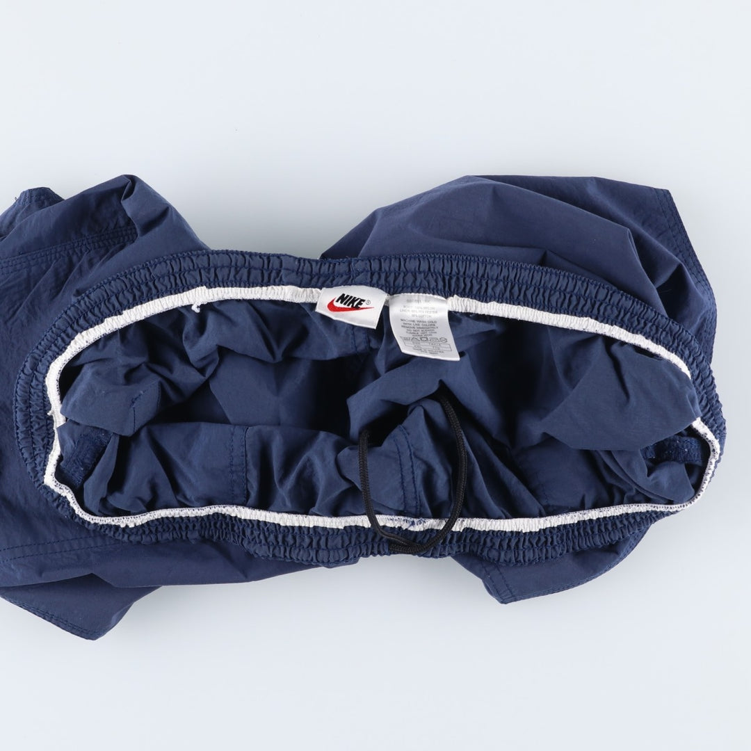 90'S Vintage Nike Swim Shorts, Men's XXL Nylon navy blue type Vintage Second Hand