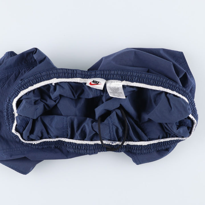 90'S Vintage Nike Swim Shorts, Men's XXL Nylon navy blue type Vintage Second Hand
