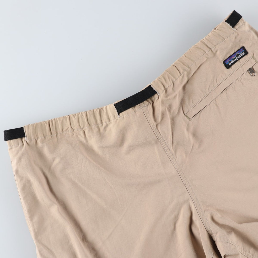 2000'S Patagonia 57311SP01 Nylon Shorts (Men's Size M) Nylon Beige type Vintage Second Hand